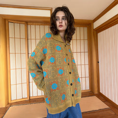MIICHOUS Edelweiss Knit Button-Up Cardigan