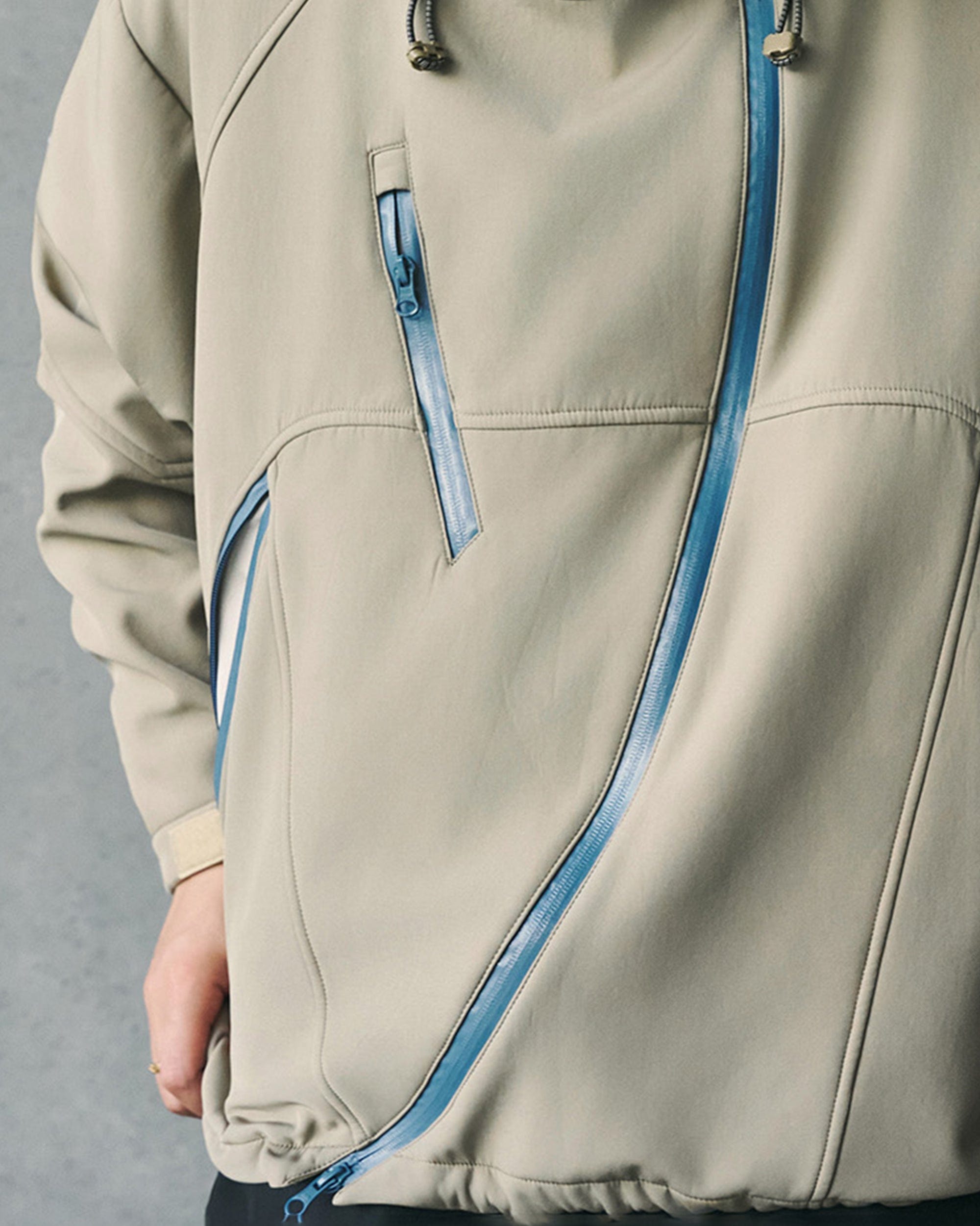 ENSHADOWER Deconstructed Asymmetrical Windbreaker