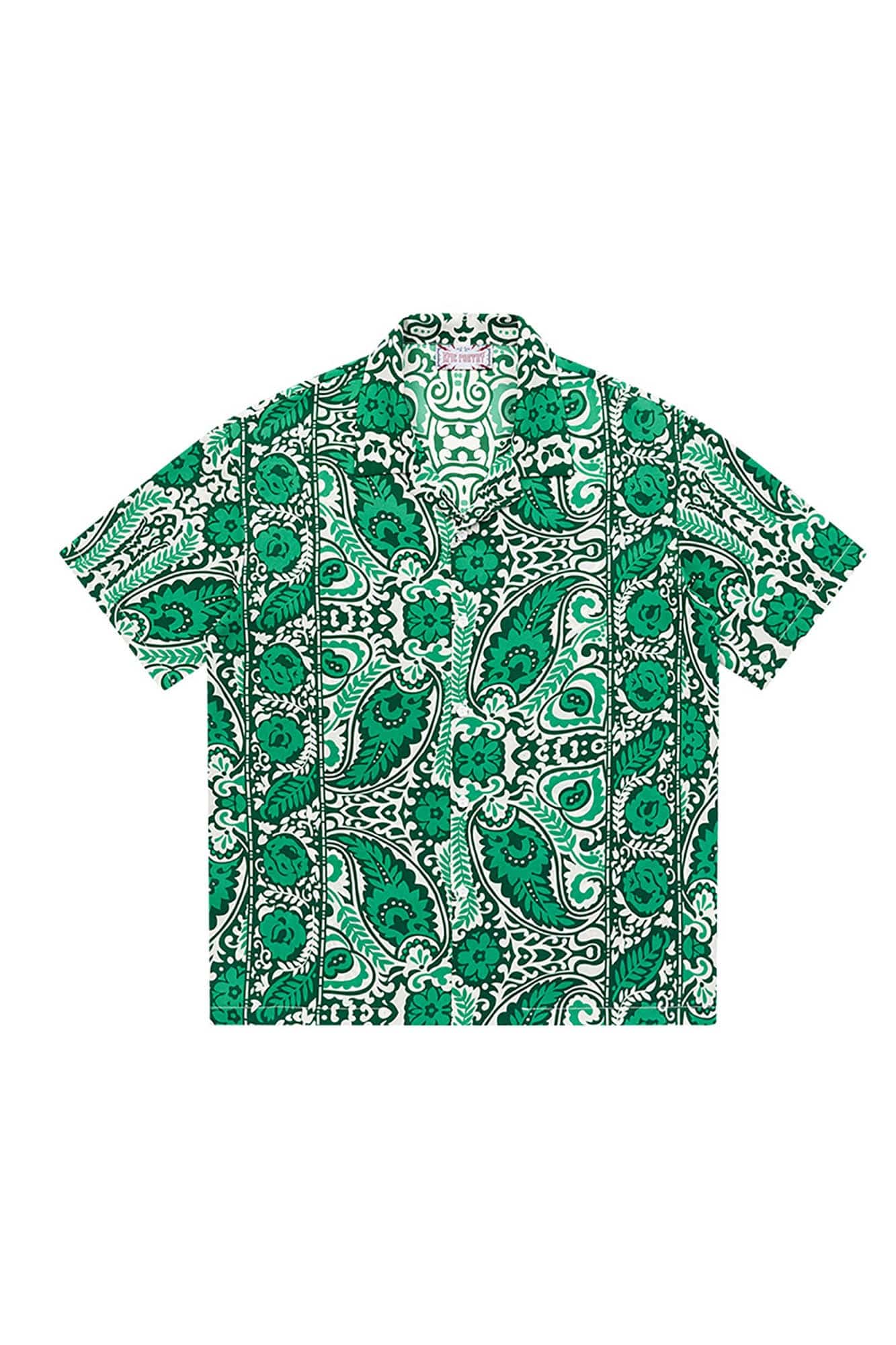 EPIC POETRY Paisley Prints Cuban Half Shirt