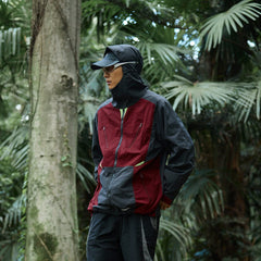 ENSHADOWER 10th Anniversary Spliced Contrasted Windbreaker