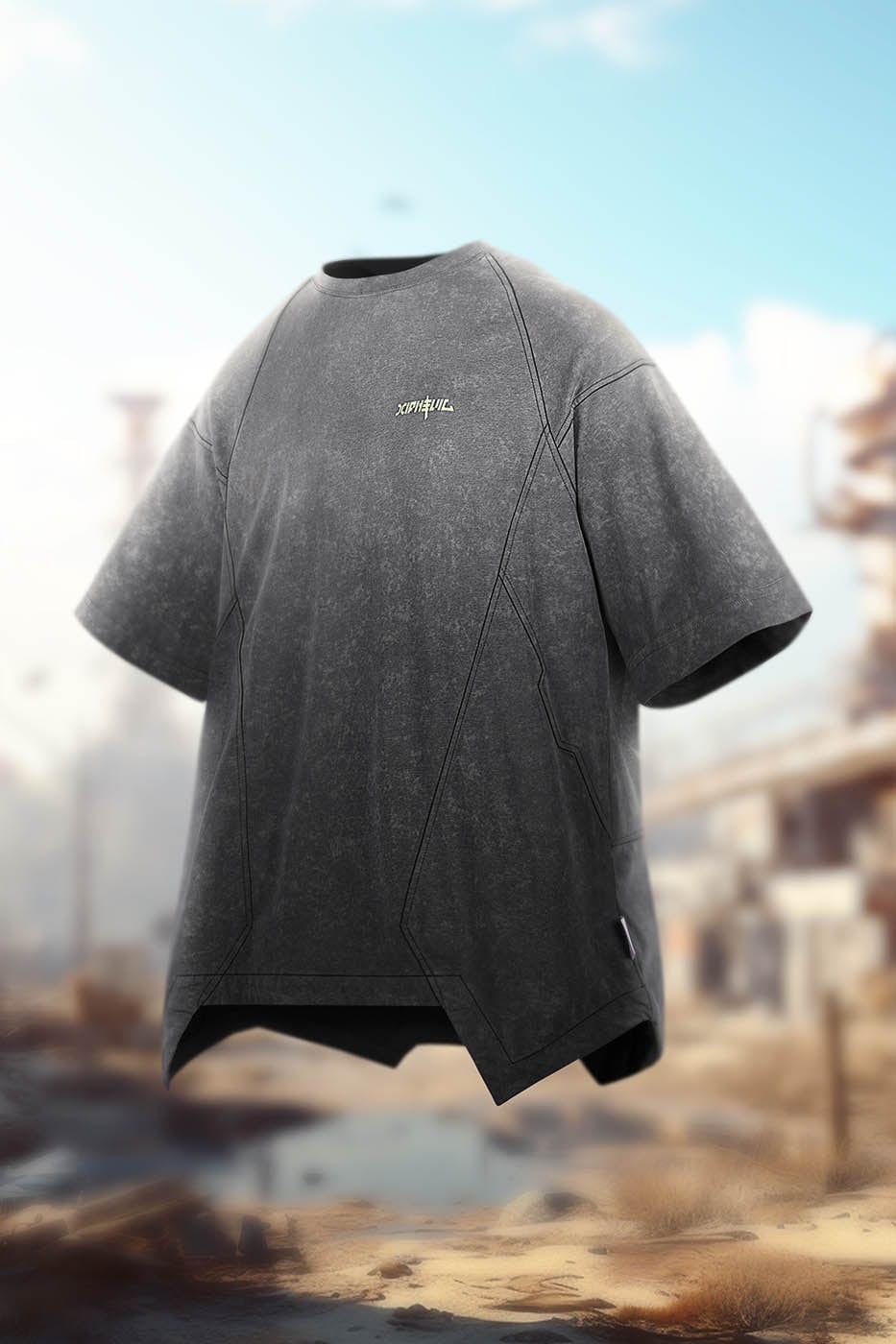 XIPHEVIL Spliced Luminescence LOGO T-Shirt