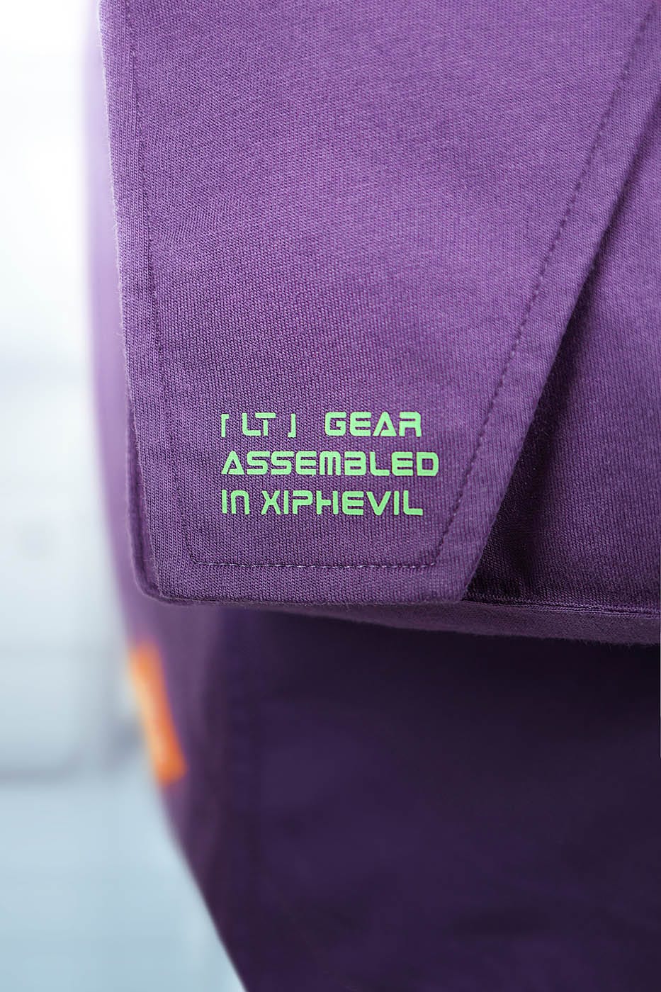XIPHEVIL Asymmetrical Spliced Double-Pocket T-Shirt