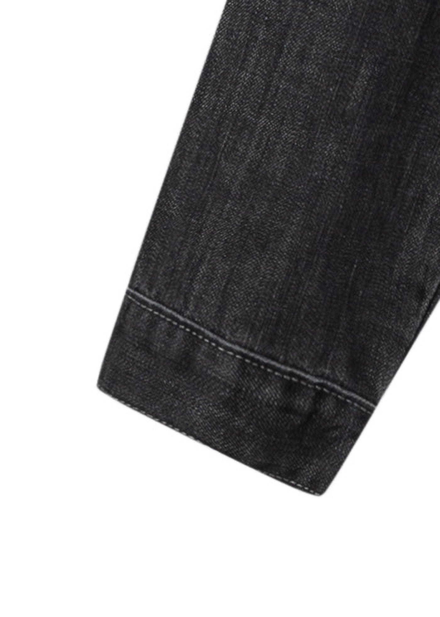 ARTIFICIAL WORLD Deconstructed Faded Denim Jacket