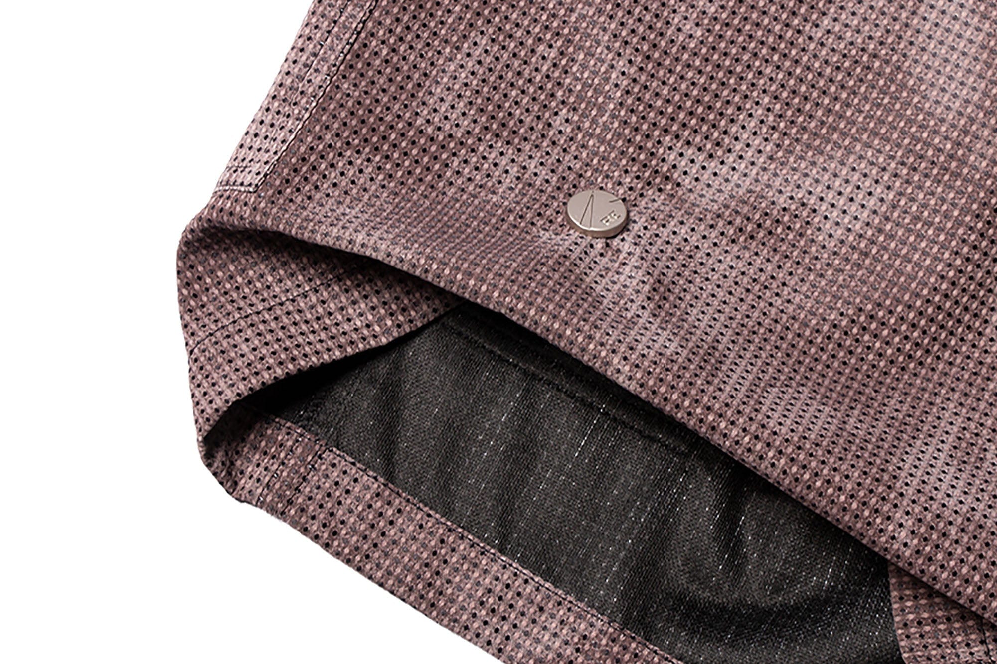 RELABEL Mini Checker Multi-Pocket Strap Pleated Cargo Pants Red