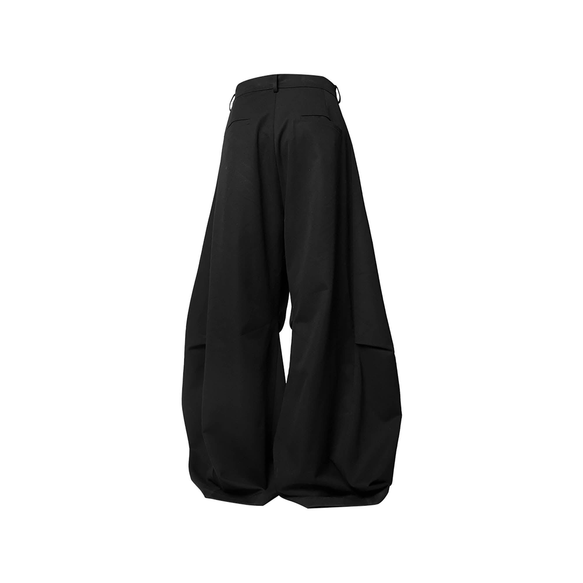 RELABEL Pleated Drape Wide-Leg Trousers