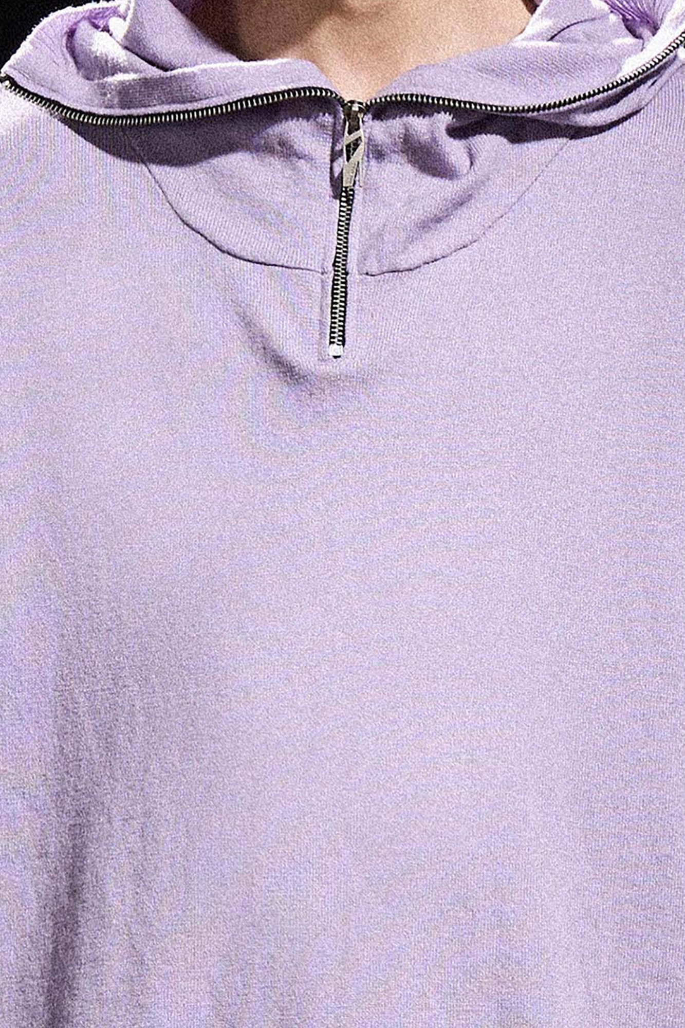 RELABEL Butterfly Zip-Up Mask Wool-Blended Hoodie