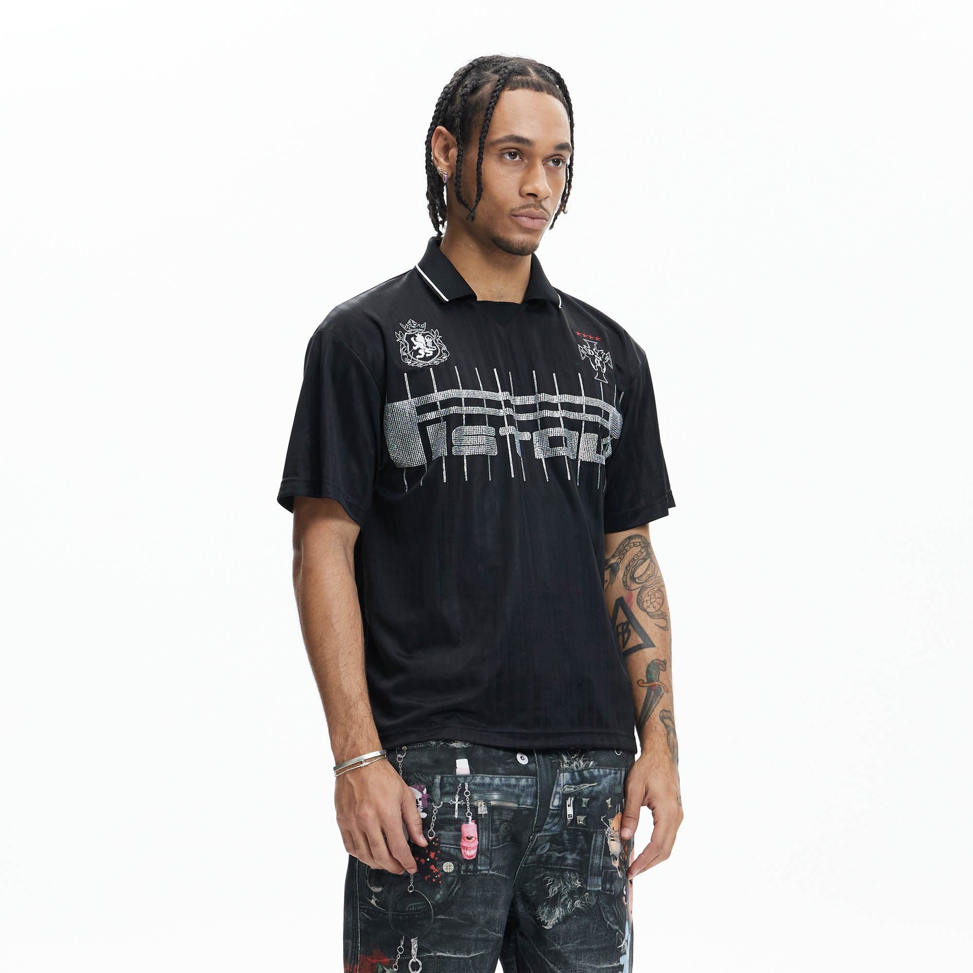 DND4DES Diamond Embroidered Soccer Jersey