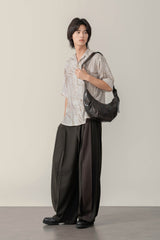 MOITIEDEPETALE Retro Foliage Half Shirt