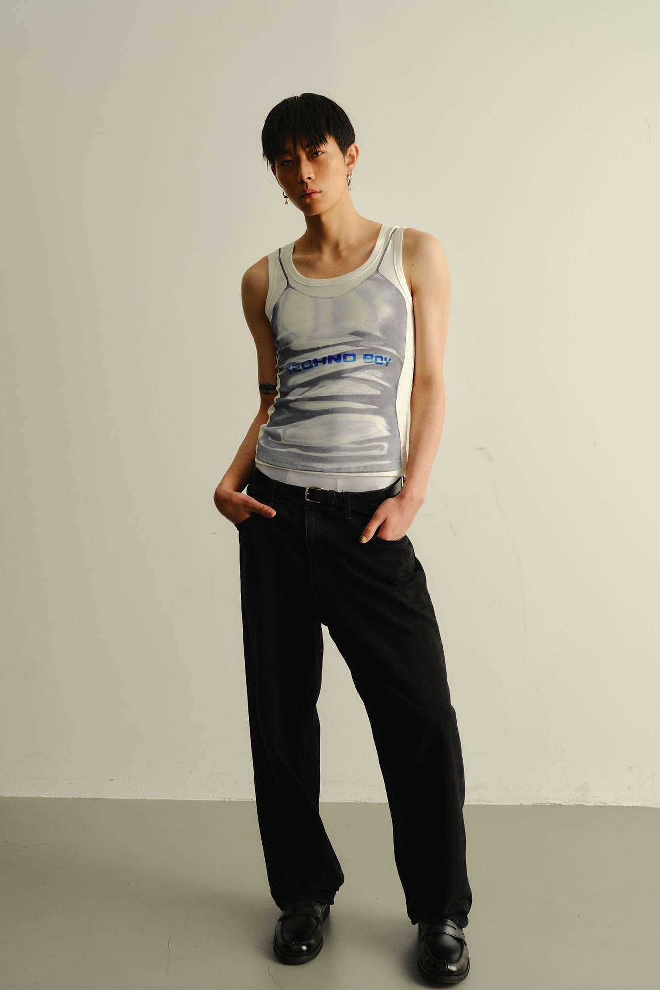 KADAKADA Technoboy Faux-Layer Tank Top