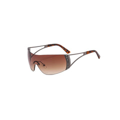 DAMAGE ASIA OPTICALS Rhinestone Frameless Sunglasses