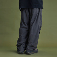 BANANA CLUB Quick-Dry Crinkled Wide-Leg Stretch Pants