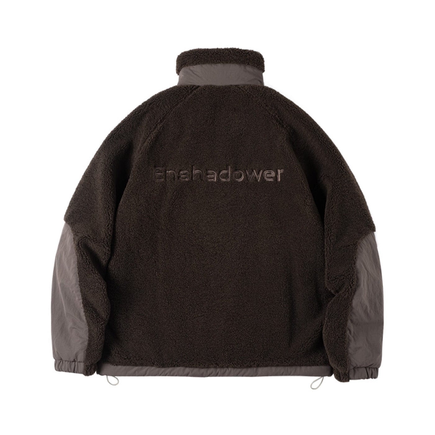 ENSHADOWER Spliced High-Collar Fleece Jacket