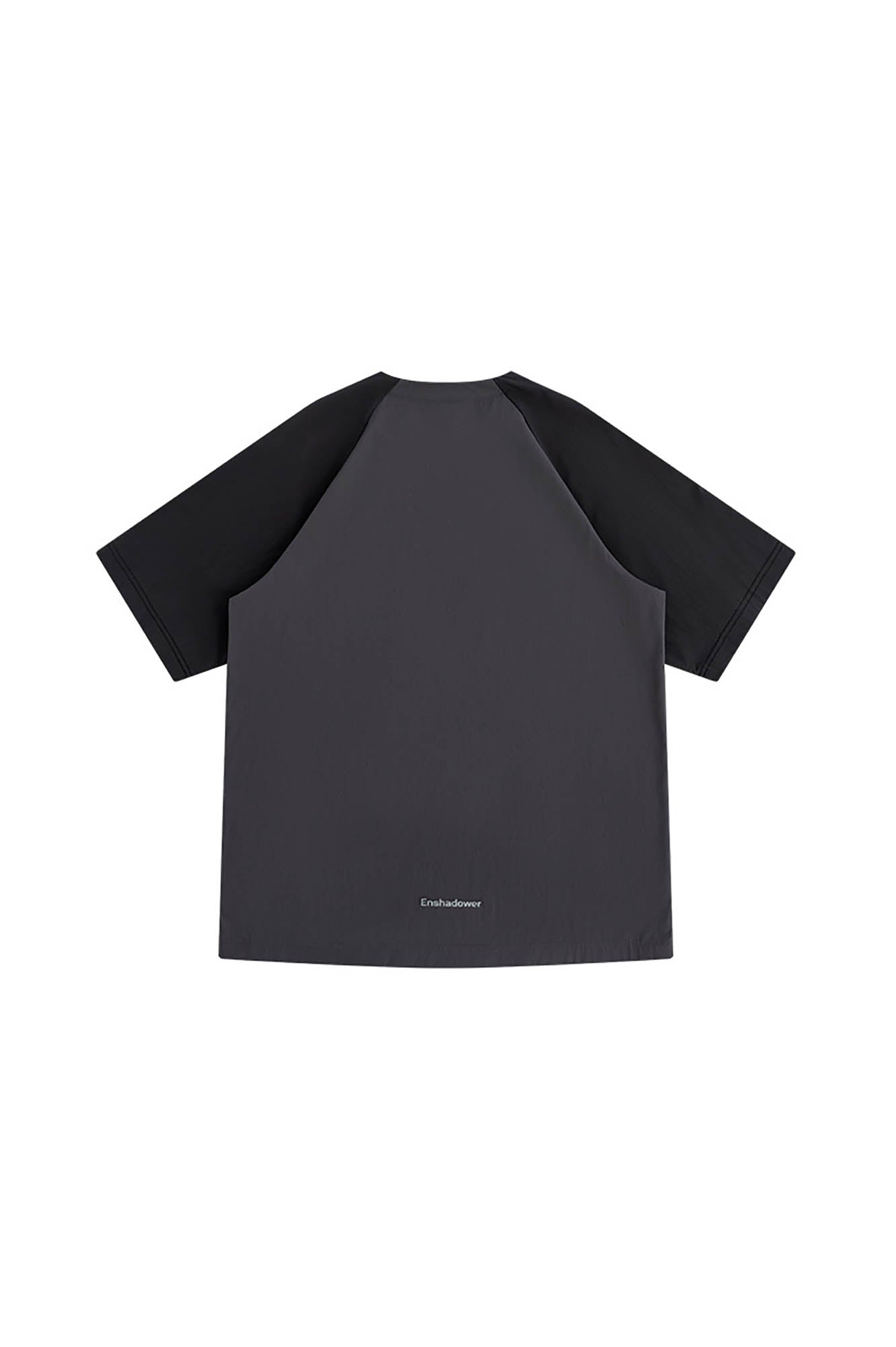ENSHADOWER Contrast Raglan Half-Zip Quick-Dry T-Shirt