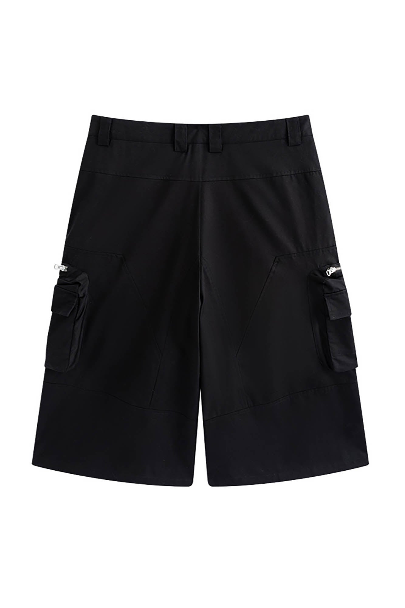 ENSHADOWER Utility Zippered-Pocket Cargo Shorts