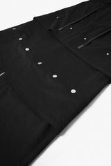 RELABEL Layered Detachable Snap-Fastener Long Skirt