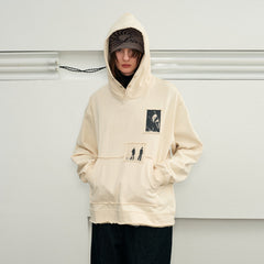 KREATE Abstract Graphics Patchwork Hoodie