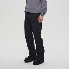 CATSSTAC Tech Paneled Zipper Pockets Elastic Waist Pants