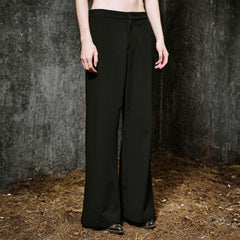 ILNya Nieternite Nifutur Back Tab Embroidered Flared Trousers