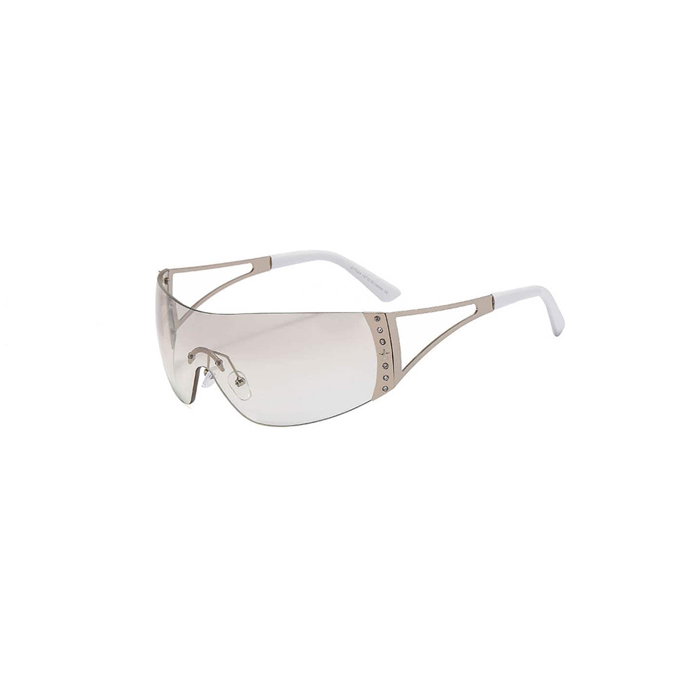 DAMAGE ASIA OPTICALS Rhinestone Frameless Sunglasses