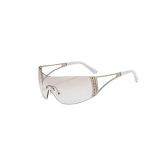 DAMAGE ASIA OPTICALS Rhinestone Frameless Sunglasses