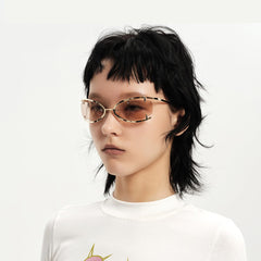 DAMAGE ASIA OPTICALS Semi-open Frame Sunglasses