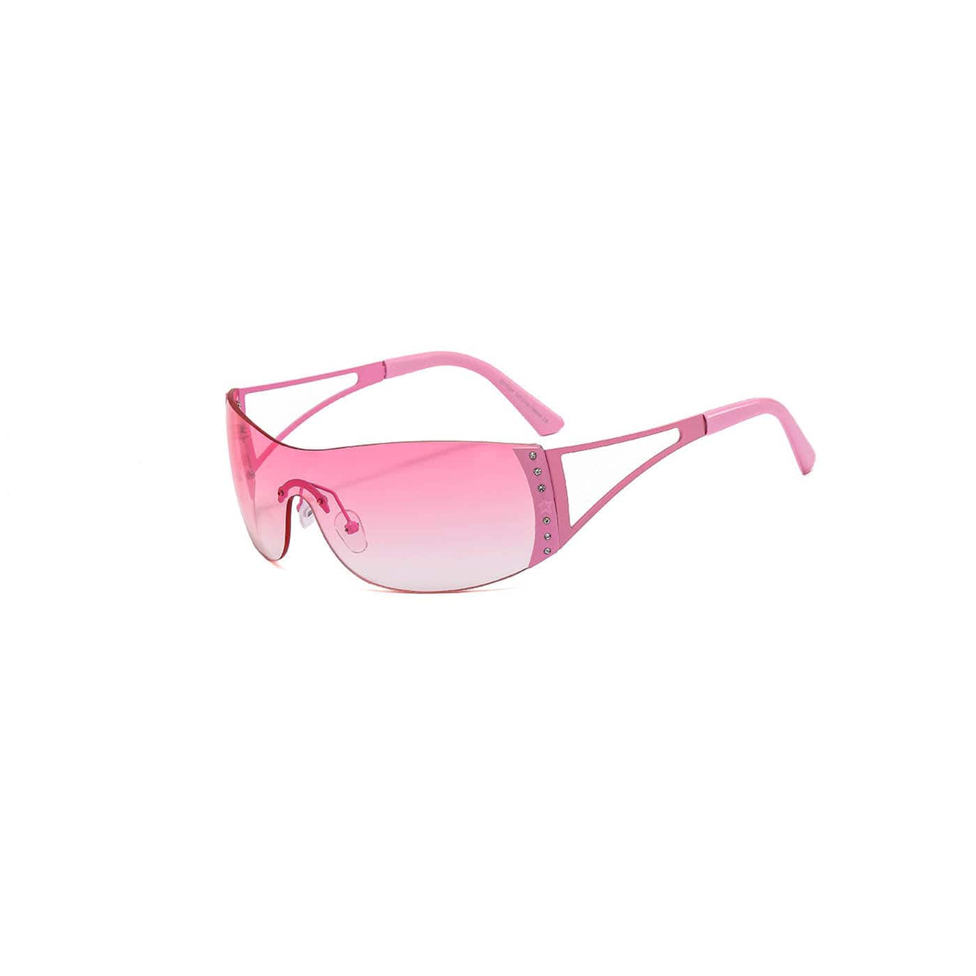 DAMAGE ASIA OPTICALS Rhinestone Frameless Sunglasses