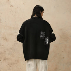 OVDY Color-Blocked Patchwork Sweater