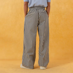 CLP Striped Wide-Leg Pants