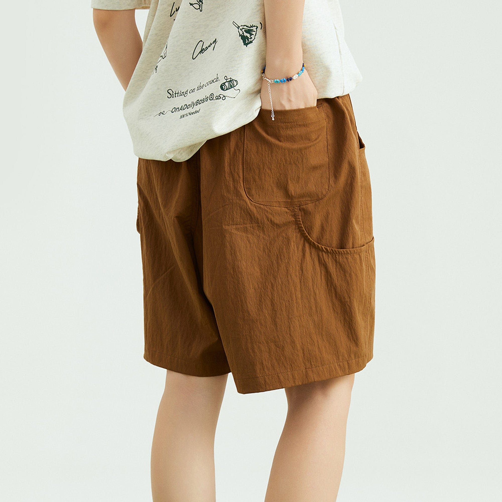 ONADAILYBASIS Layered Pocket Quick-Dry Outdoor Shorts