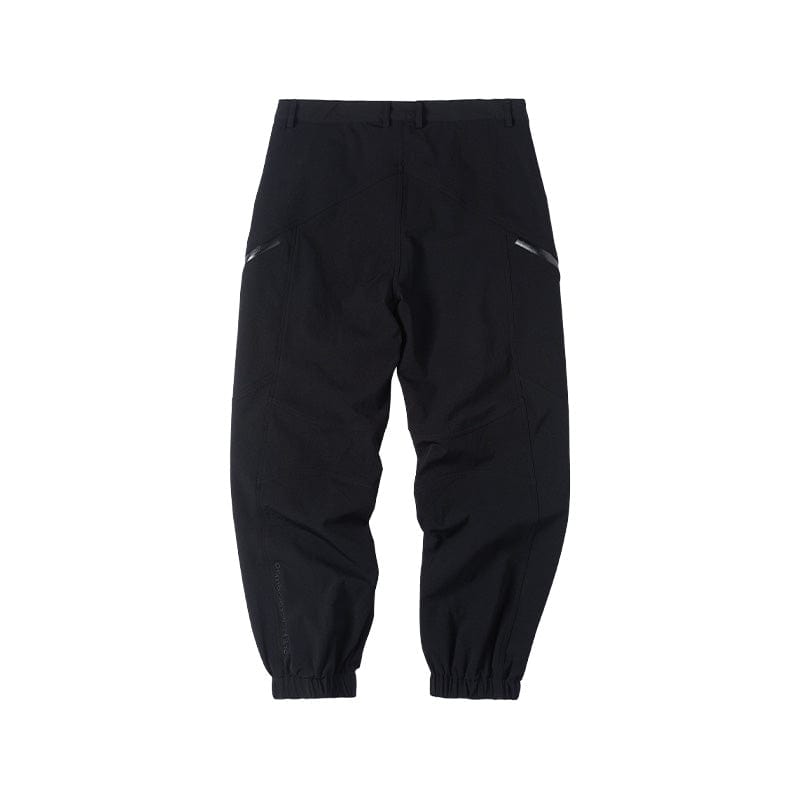 ENSHADOWER Crinkled & Pleated Zipper Jogger