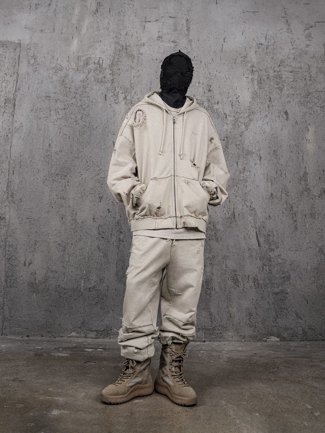 UNDERWATER Wasteland Ripped Spliced Jogger