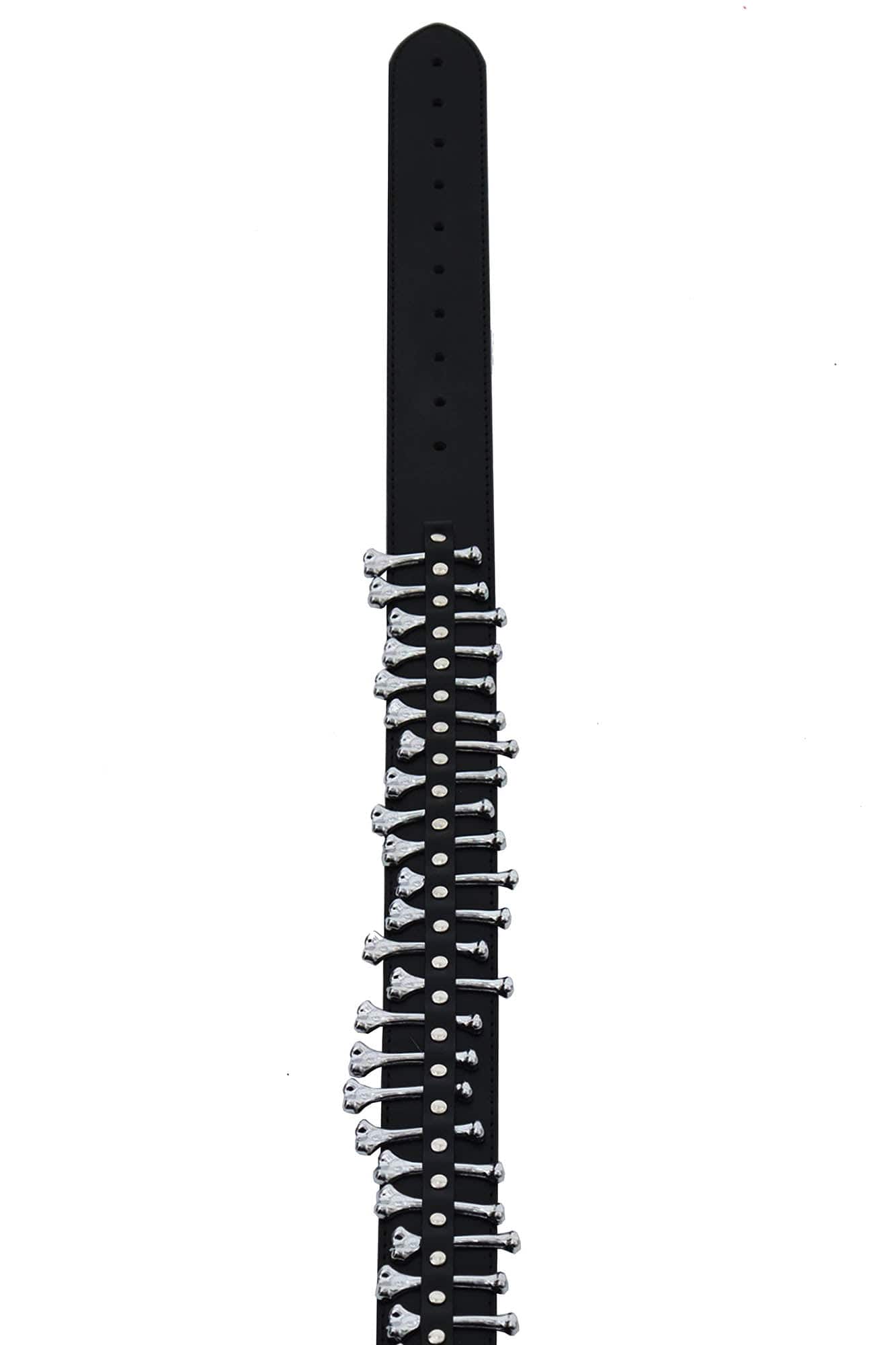 EMBRYO Metal Bone Leather Belt