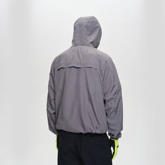 CATSSTAC Spliced Laser-Perforated Waterproof UV Production Hooded Jacket