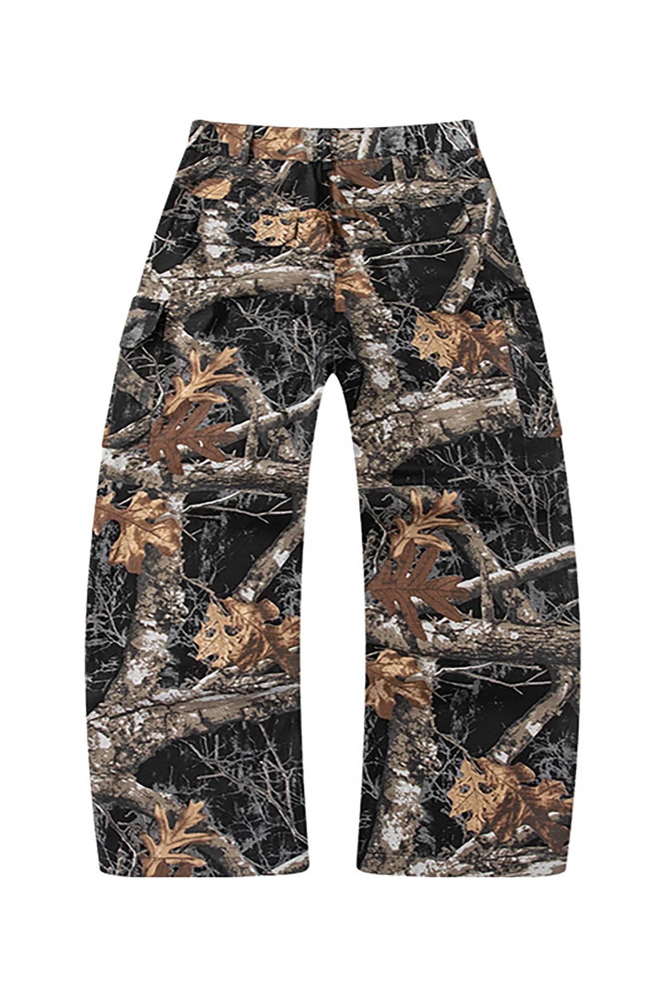 ENSHADOWER Branch Camo Multi-Pocket Straight-Leg Pants