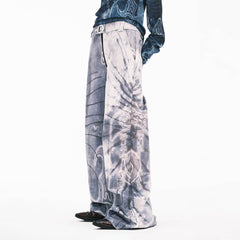 EMBRYO Modern Totem Wide-Leg Pants
