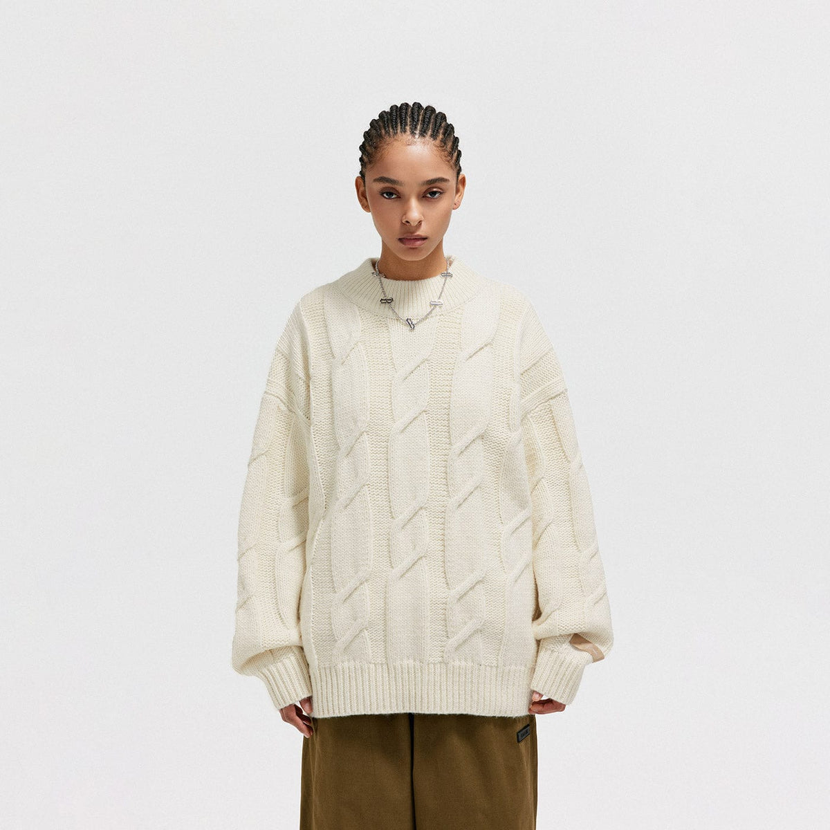BONELESS Jacquard Knitted Sweater