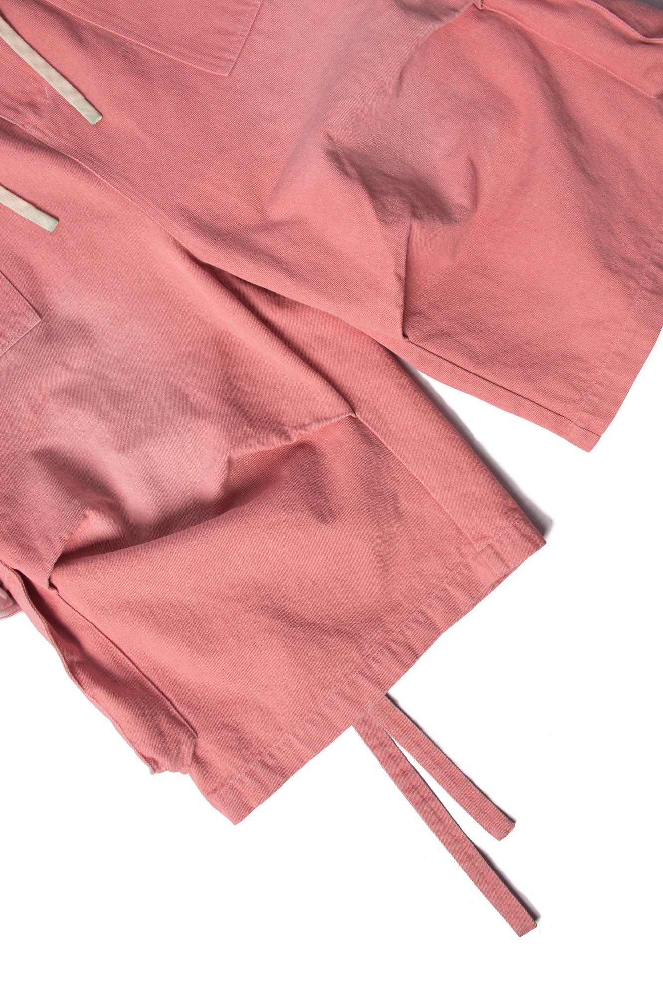 RELABEL Washed Strap Drawstring Cargo Shorts