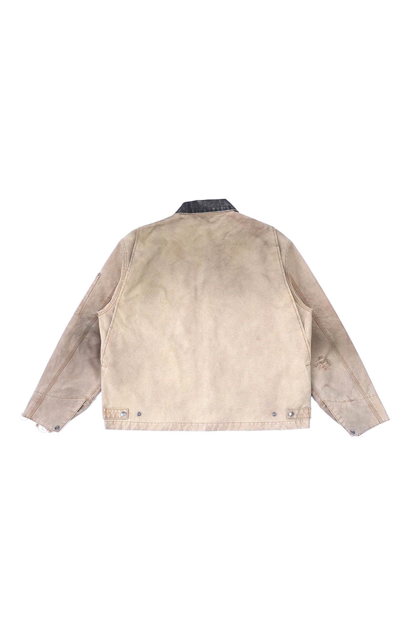IN EXISTENCE Dirty-Washed Contrast Collar Detroit Jacket