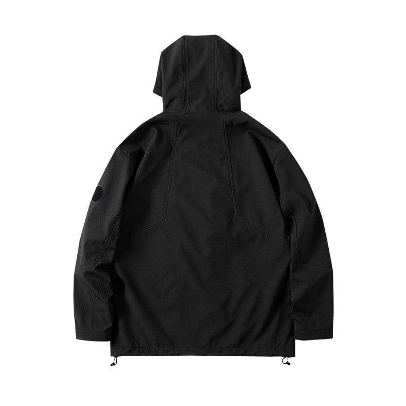 ENSHADOWER Asymmetrical Front Pocket Gorpcore Windbreaker