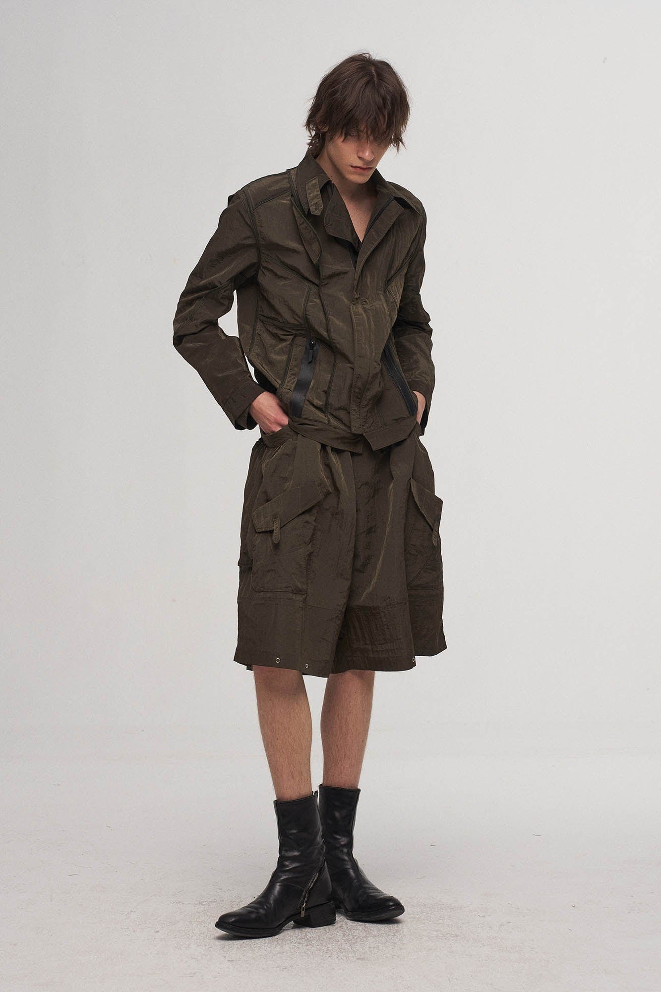 ILNya Nieternite Nifutur Utility Seam-Paneled Reversible Jacket