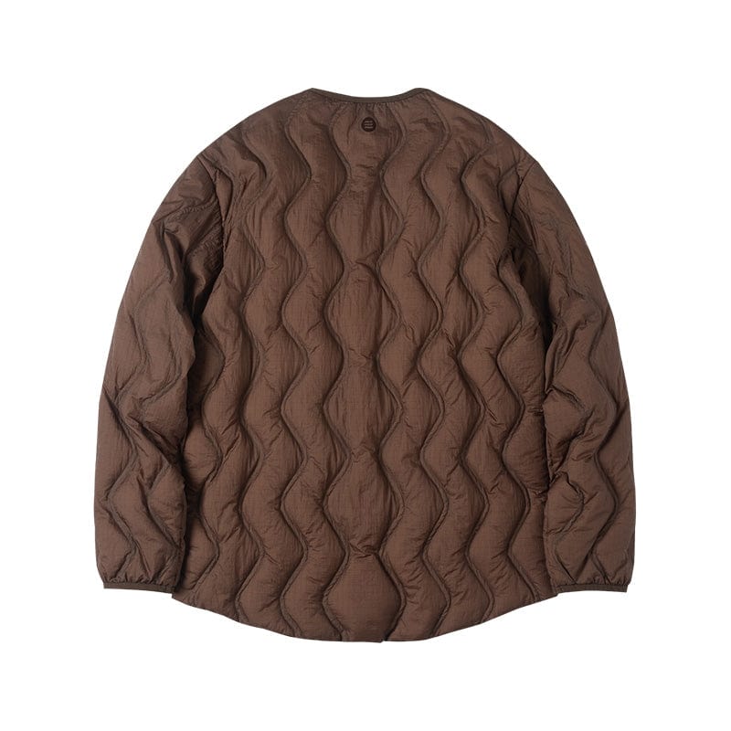 ENSHADOWER Wave Line Texture Light Down Jacket