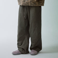 F2CE Retro Deconstructed Crinkled Pants