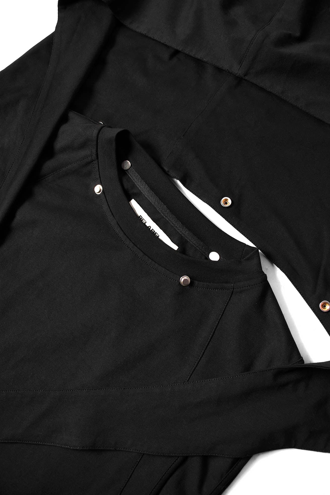RELABEL Detachable Snap-Hooded Vest