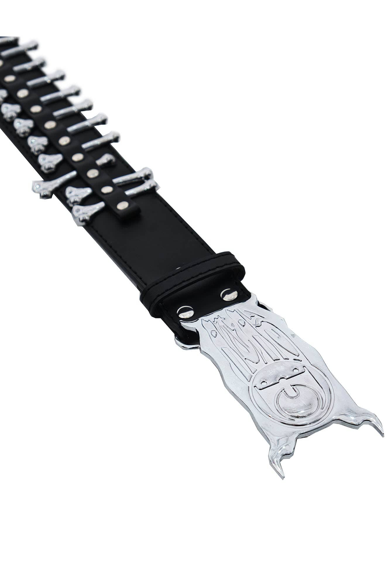 EMBRYO Metal Bone Leather Belt