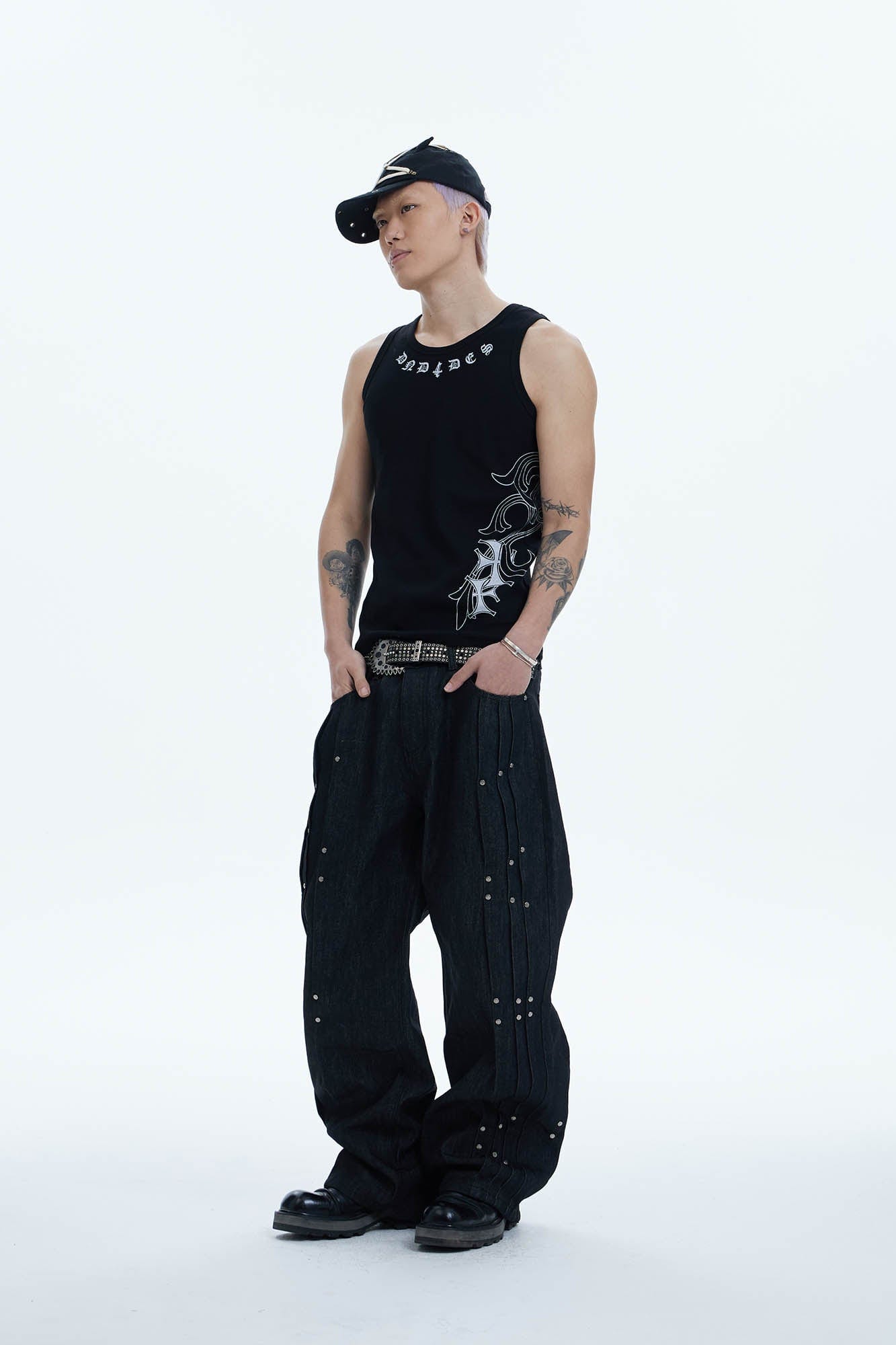 DND4DES Cross Graphic Tank Top