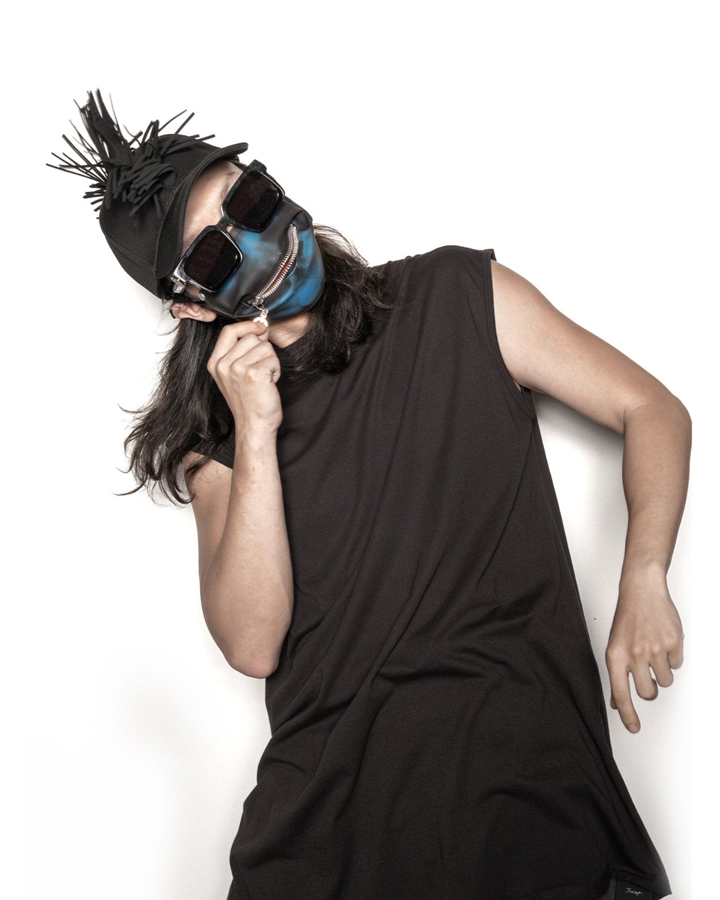 INSIDE OUT Zipper Rivet Mask