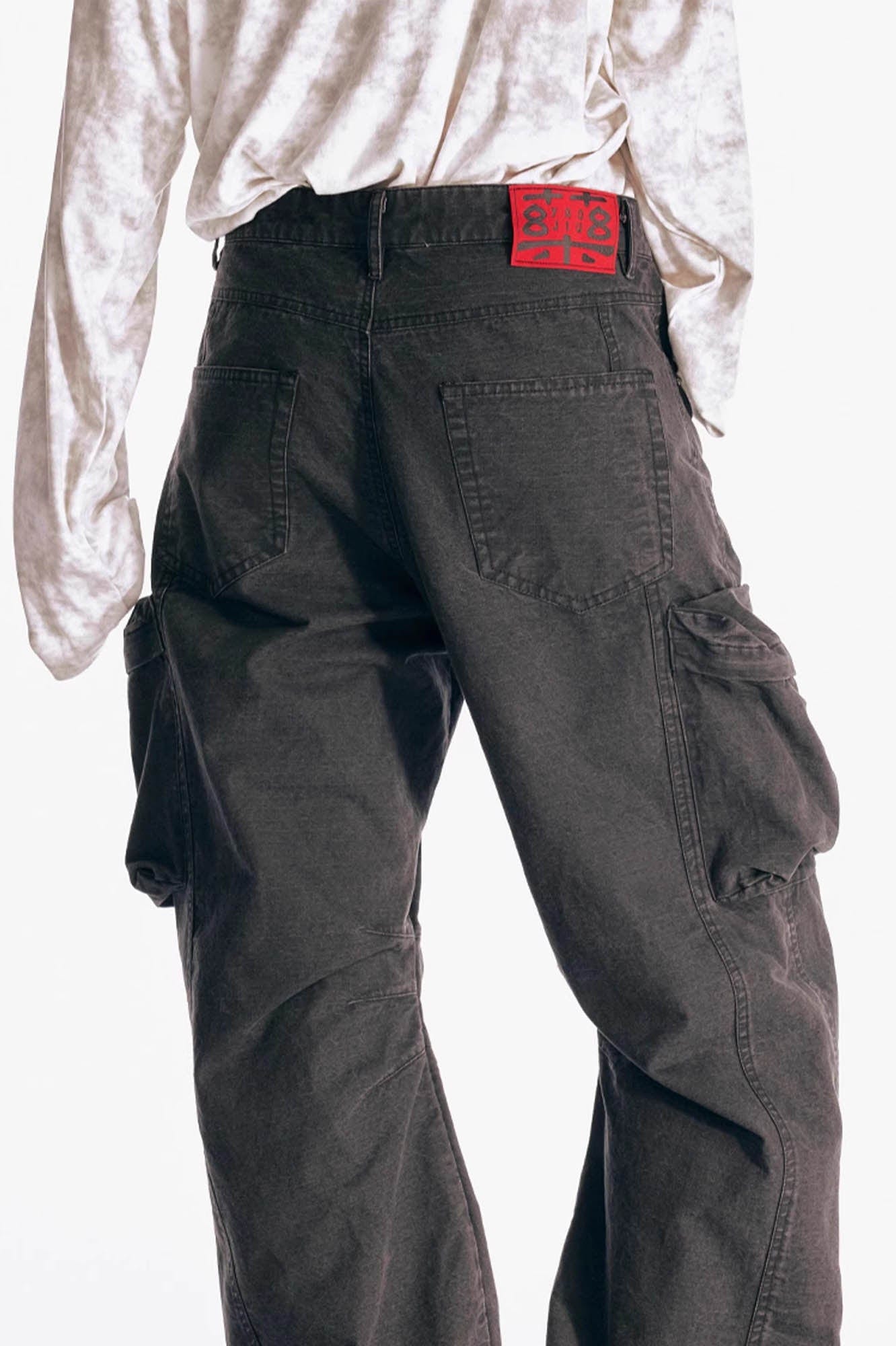1997 POSTOFFICE Turquoise Big-Pocket Cargo Pants