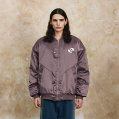 OVDY Modern Big-pocket Cotton-Padded Baseball Jacket