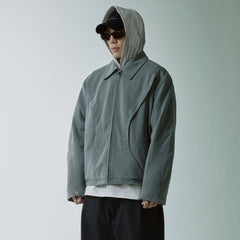 F2CE Deconstructed Layered Zip-Up Jacket