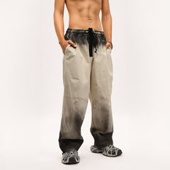 OVDY Ink Dipped Crinkled Pants